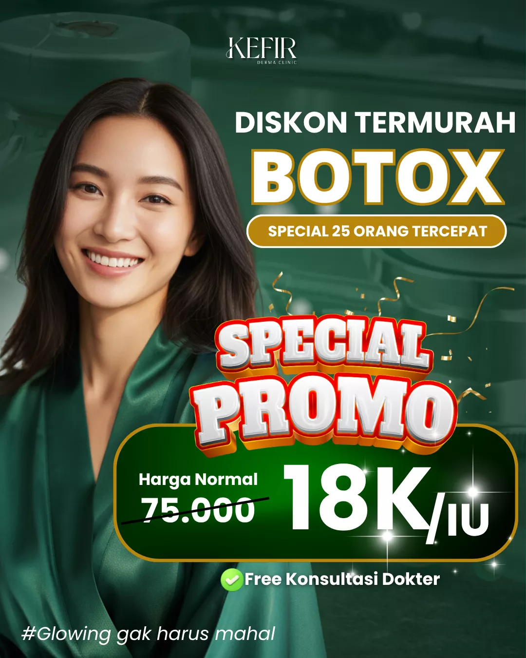Botox Murah 18k KDC - Promo Oktober 2025