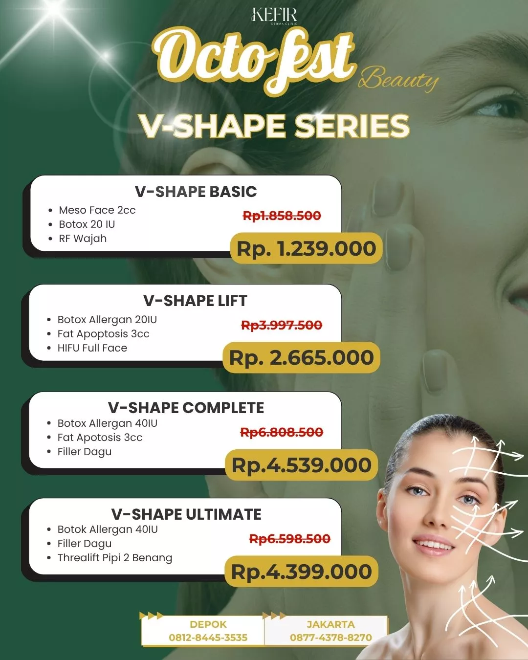 v shape KDC Oktober 2025